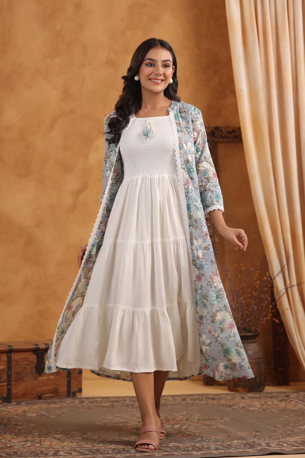 mother of bride elegant dresses Elegant Satin V-Neck Long Sleeves Mother of The Bride Dresses with Belt