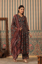 Pretty shiffon Anarkali suit set