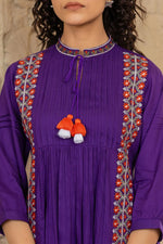 Rayon embroidered short top