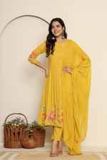 Pretty premium embroidered suit set