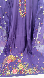 Full embroidery muslin suit set