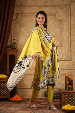 Pure crepe full suit set