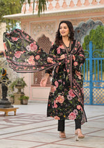 Gorgeous digital printed cotton suit set
