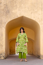 Pure Ikkat cotton co ord set