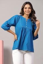 Short cotton top