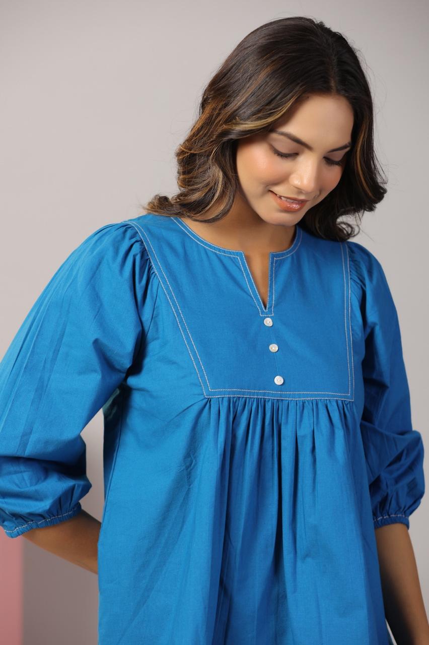 Short cotton top
