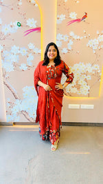 Gorgeous cotton kalamkari plazzo set