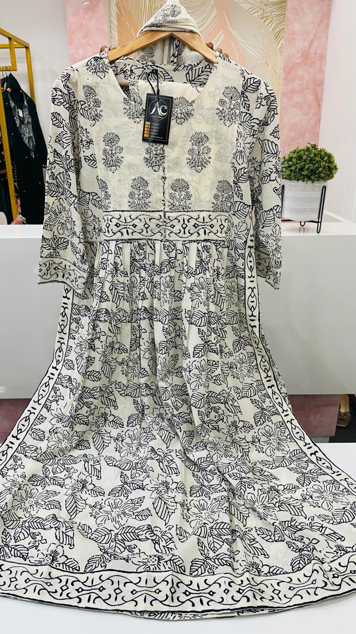 Pure cotton belt style suit set