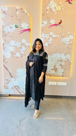 Pure embroidery lining full suit set