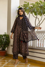 Pure cotton Anarkali full suit set