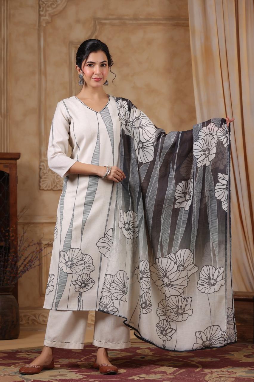 Premium lining cotton full suit set