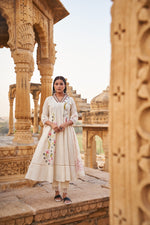 Shifli cotton embroidered lining suit set