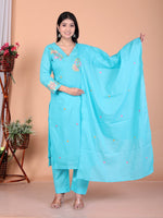 Fully embroidered suit set