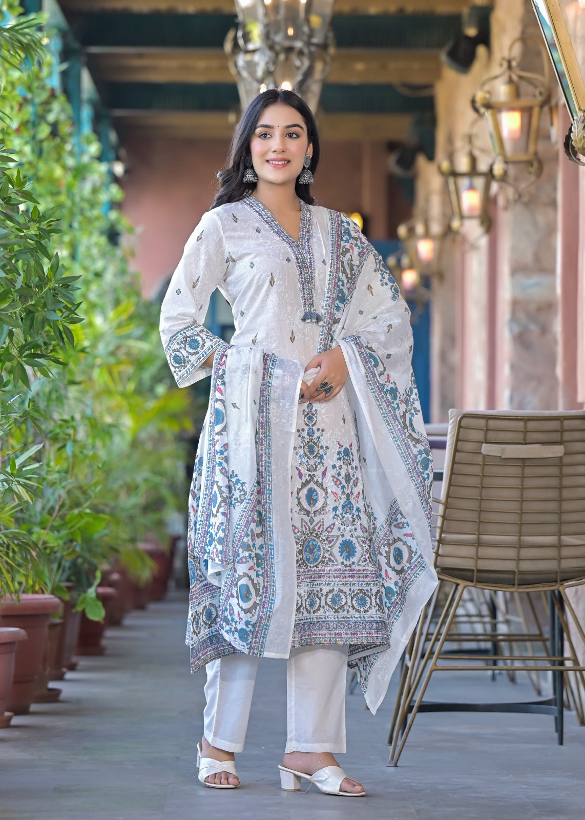 Pure cotton with seperate inner digitally printed