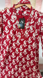 Pure cotton V neck full suit set