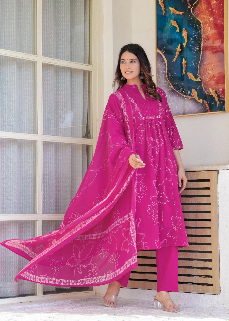 Pure cotton full suit set