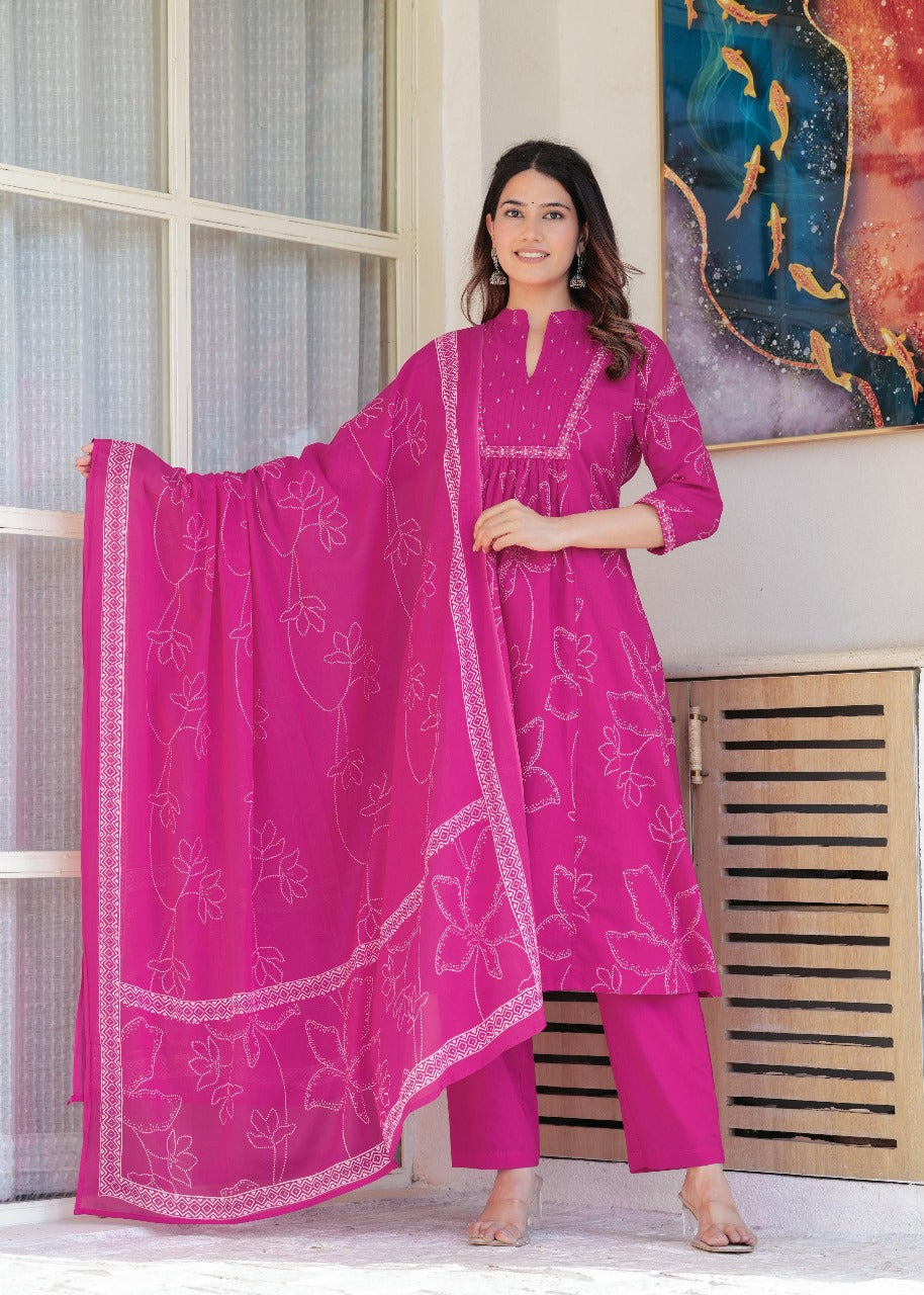 Pure cotton full suit set