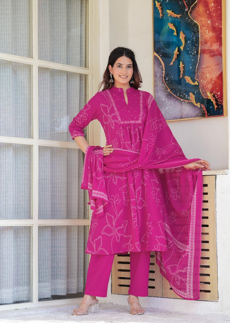 Pure cotton full suit set