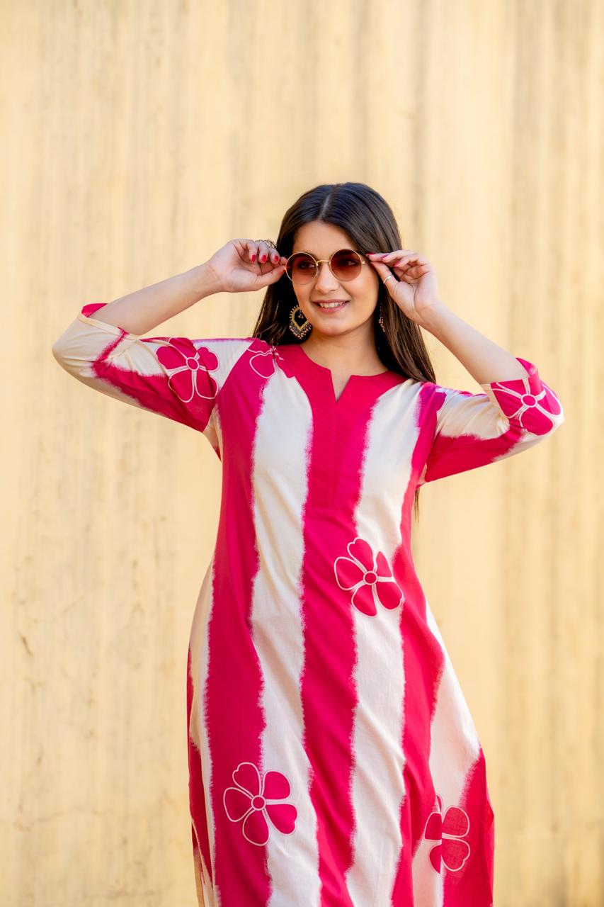 Pretty cotton kurta pant