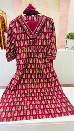 V neck cotton suit set