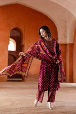 Pure cotton elegant suit set ( actual colour refer in video )