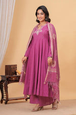 Pure Mul slub with beautiful yoke and pretty dupatta