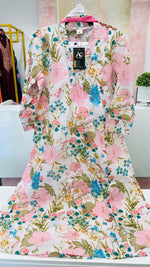 Wow premium cotton full suit set in pink