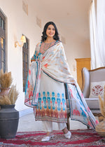 Pretty georgette lining suit set