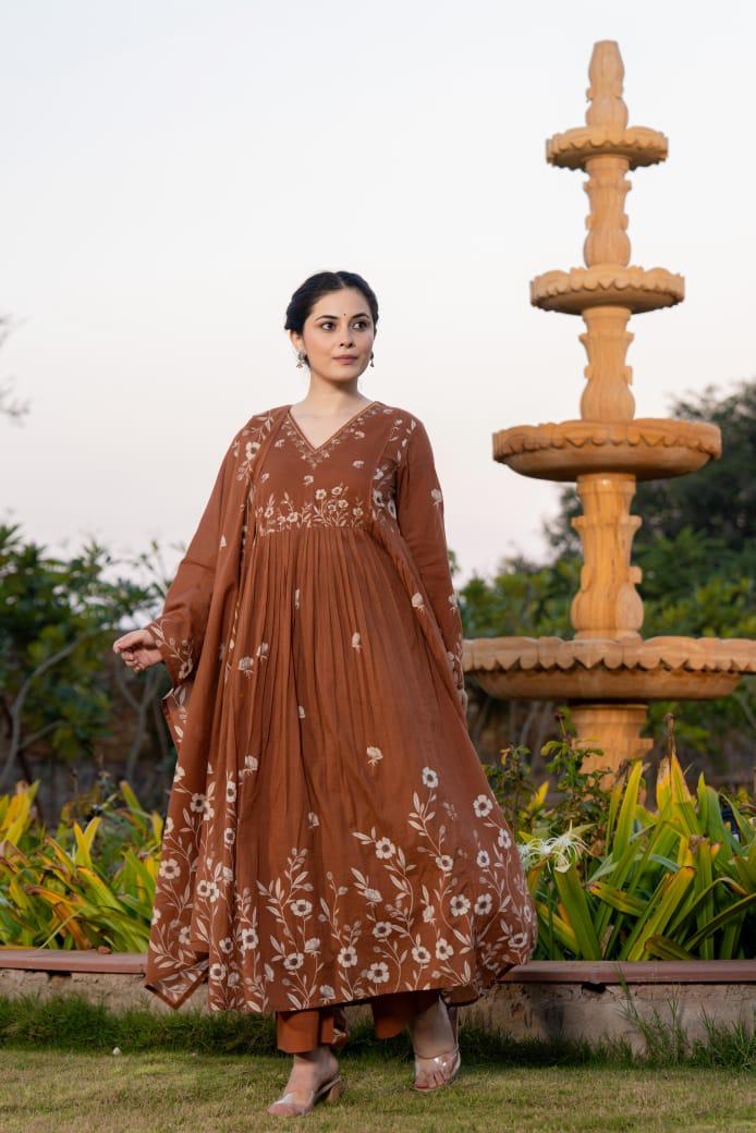 Pure cotton digital printed suit set