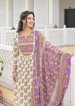 Pure cotton lace detailing suit set