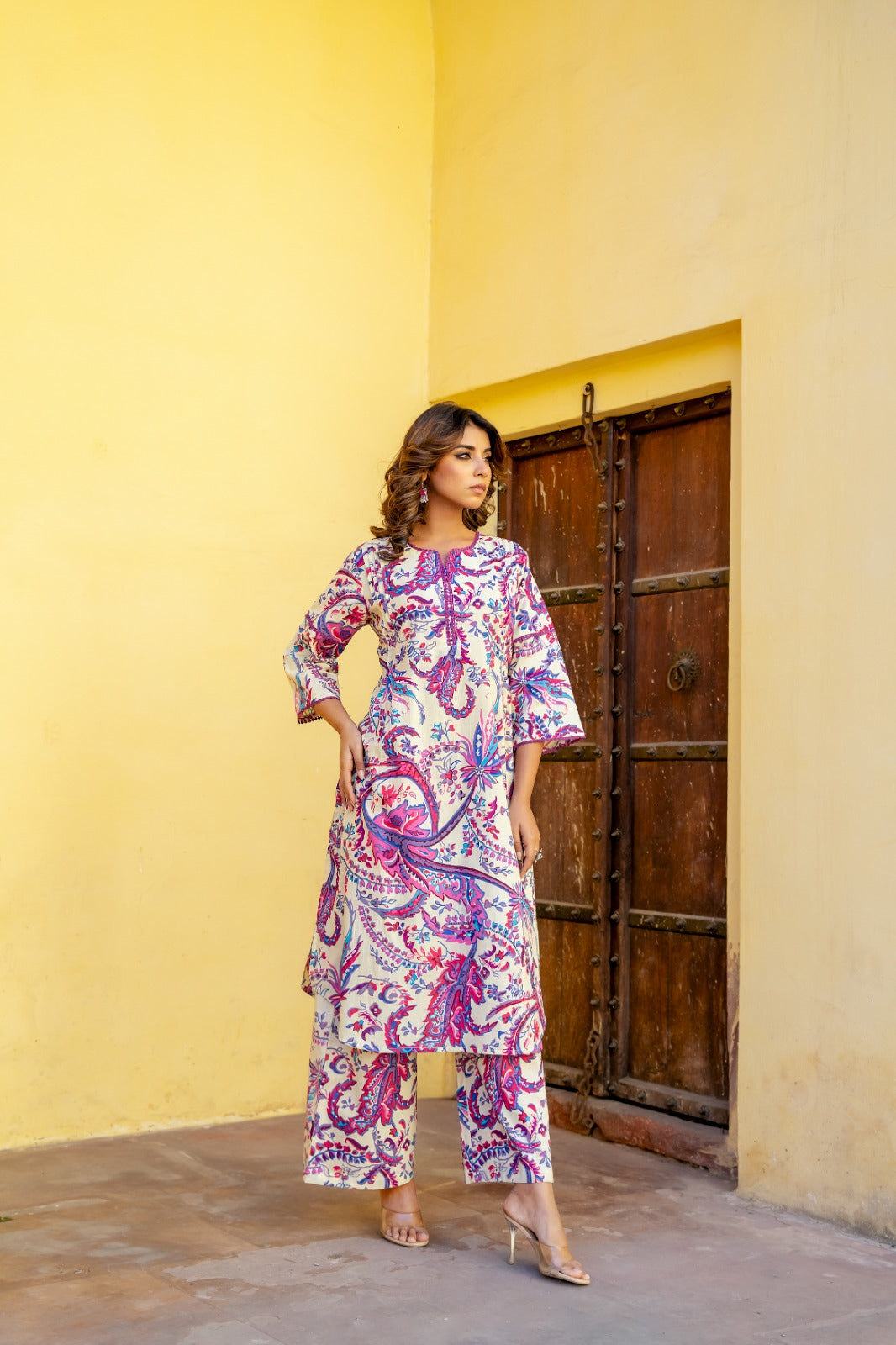 Floral elegance smart co ord set