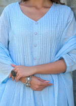 Premium dobby cotton lining embroidered suit set