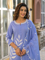 Super premium cotton embroidered suit set