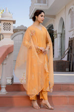 Super pretty Mul Chanderi suit set