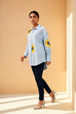 Premium cotton appliqué work shirt