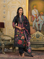 Digital printed lining Mul Chanderi suit set