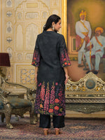 Digital printed lining Mul Chanderi suit set