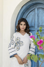 Smart real mirror cotton kurta pant