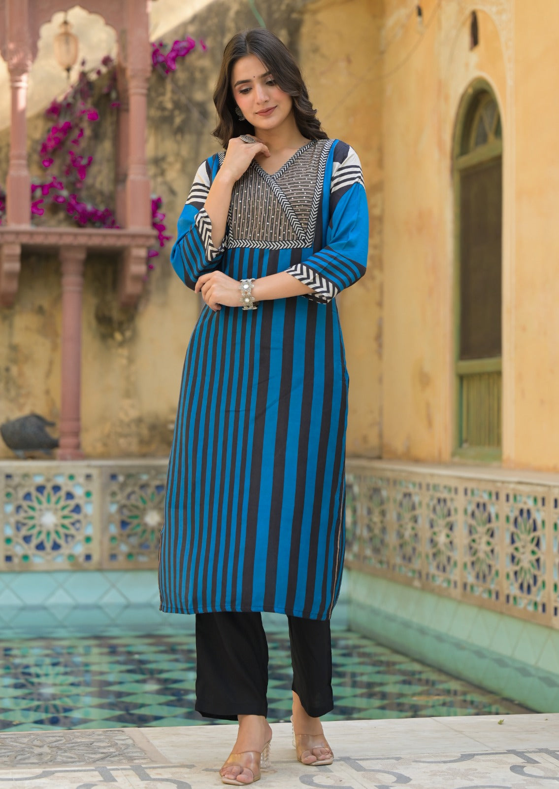 Wow Mul silk lining suit set !