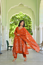 Pure Mul cotton embroidered lining full suit