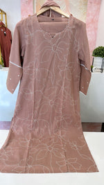 Fully embroidered cotton suit set