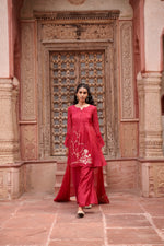 Pure Mul Chanderi with gotta work