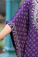 Pure crepe gotta detailing kaftan