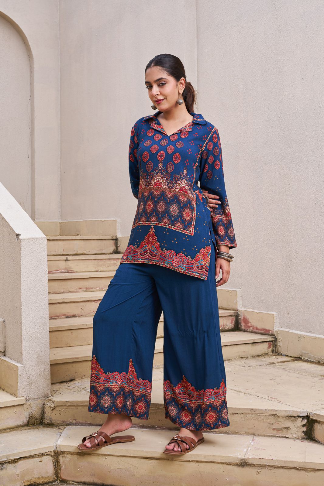 Smart smart rayon co ord set