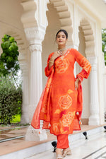 Pure crepe full suit set