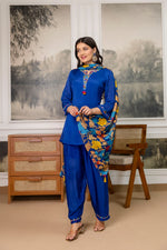 Pretty chinon Farsi salwar suit set