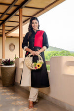 Designer pocket cotton kurta pant