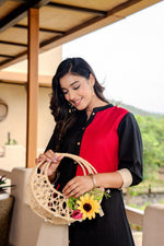 Designer pocket cotton kurta pant