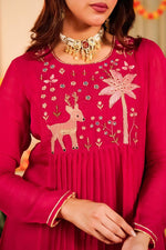 Wow wow organza suit set in pink