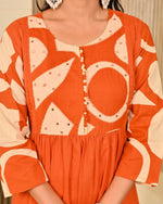 Pretty pretty cotton rust suit set